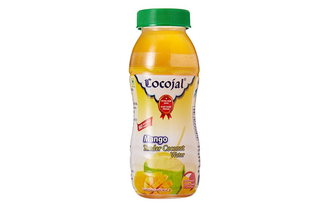 Cocojal Mango Tender Coconut Water   Bottle  200 millilitre